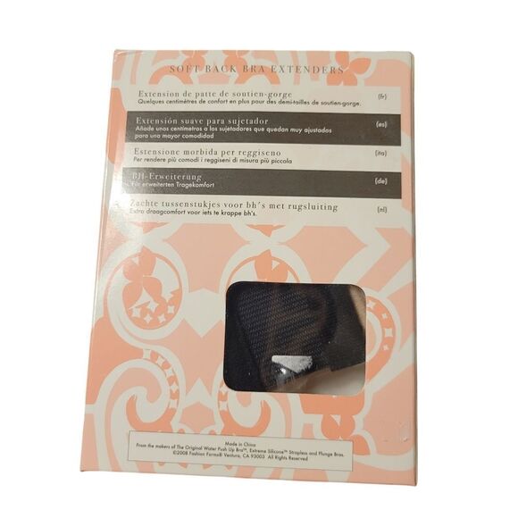 FASHION FORMS Soft back bra extenders 5 pack 3 hooks - Picture 2 of 4